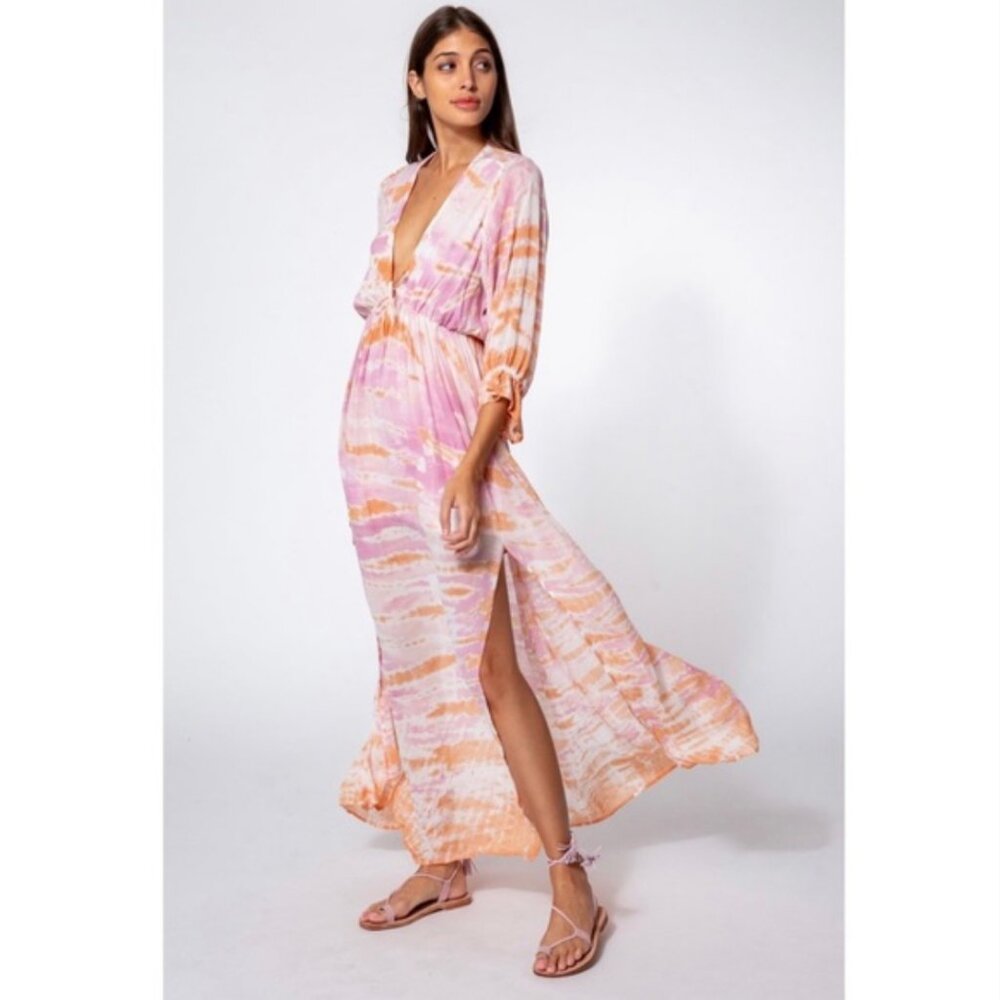 Young Fabulous & Broke Meadow Tie Dye Maxi Dress - Picture 4 of 13